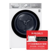 Asciugatrice 9kg Pompa di calore DUAL Inverter | Serie V9 Classe C | Eco Hybrid, Condensatore autopulente, Wi-Fi